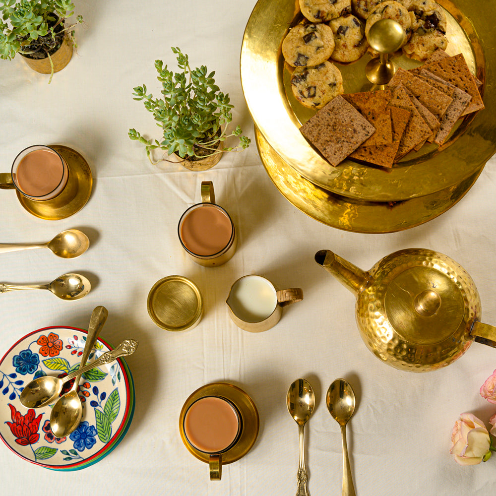 Tableware - Shop Copper, Brass, Kansa Dinner Plate – P-TAL