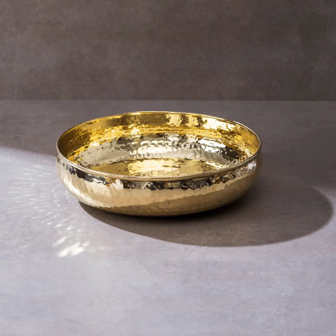Brass Urli Nacho Bowl Handcrafted Brass Bowl for Snacks P TAL