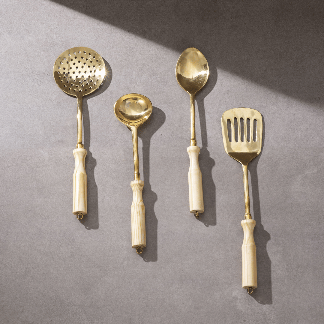 Set of Brass Laddles