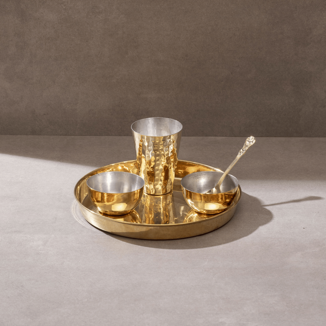 Brass Thaali Set