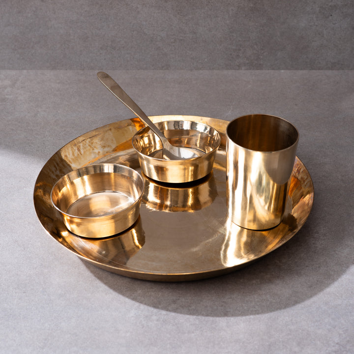 Kansa Dinner Plate Set