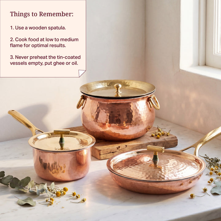 Complete Copper Kitchen Set