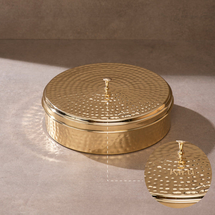 Brass Masala Daani / Spice Box
