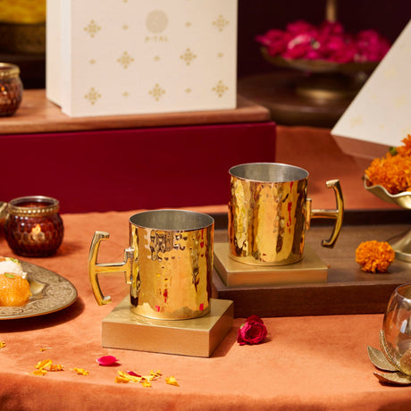 Copper Moscow Mule Mugs (Set of 2 in gift box) P•TAL