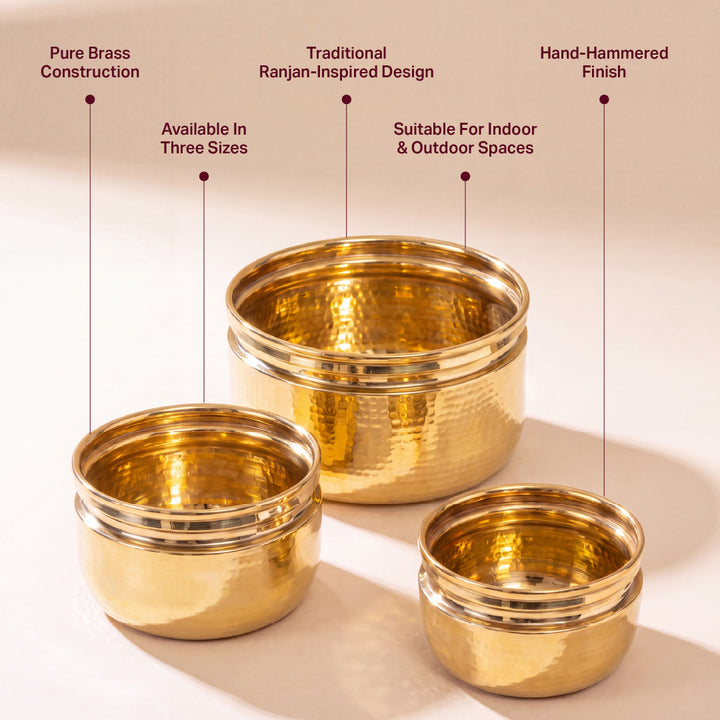 Brass Planters
