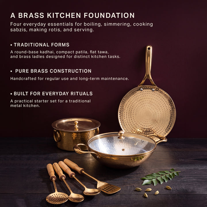 Brass Starter kitchen Set