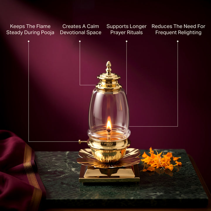 Brass Akhand Jyot Diya