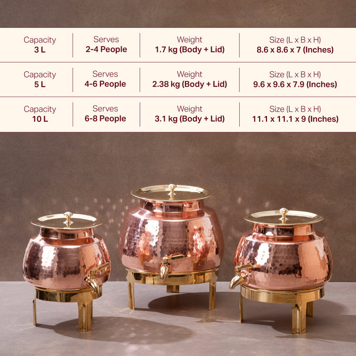 Copper Water Dispenser
