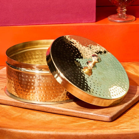 Brass Chapati Box / Roti dabba P-TAL
