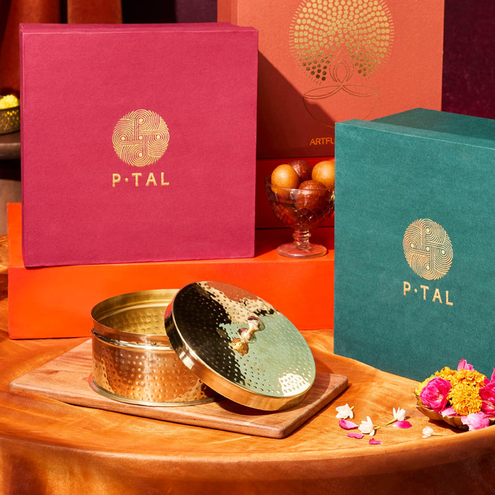Brass Chapati Box / Roti dabba