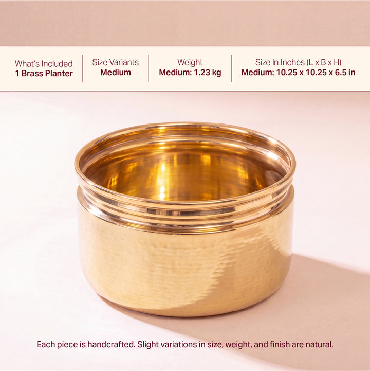 Brass Planters