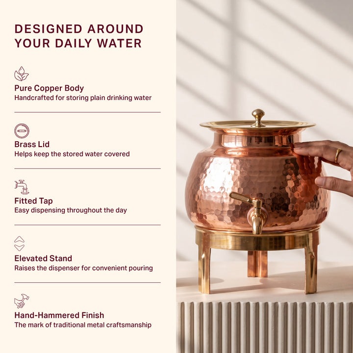 Copper Water Dispenser
