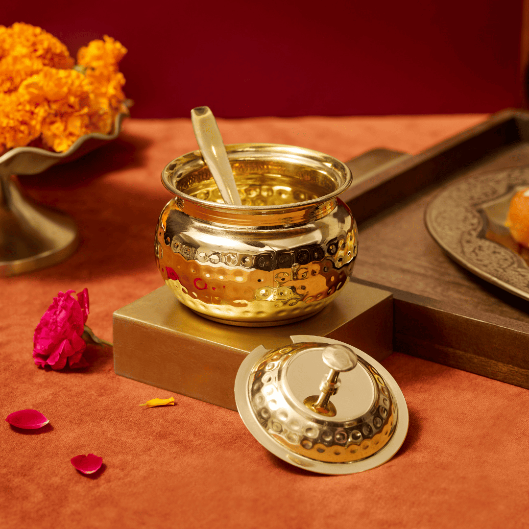 Brass Ghee Pot