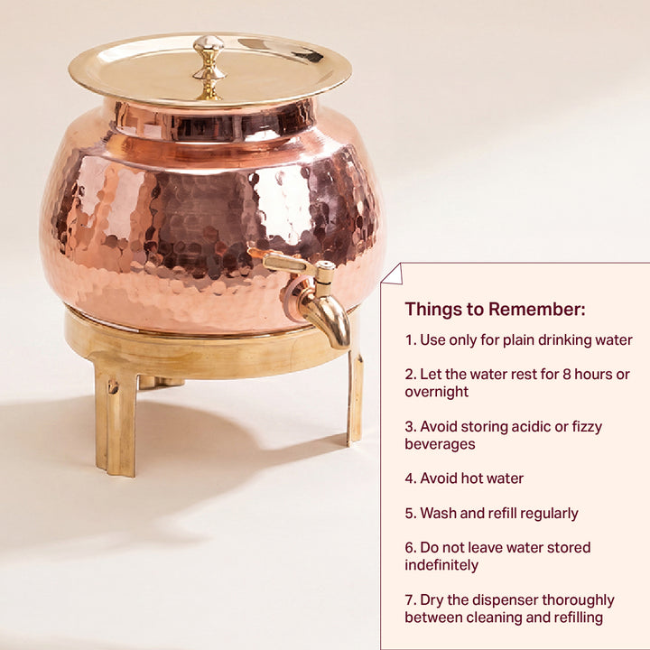 Copper Water Dispenser