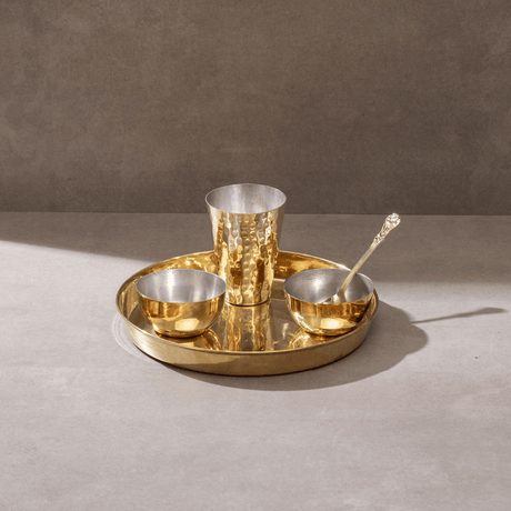 Brass Thaali Set - P.TAL