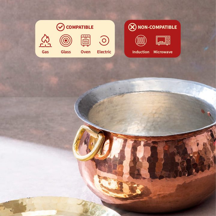 Copper Cookware Combo Set