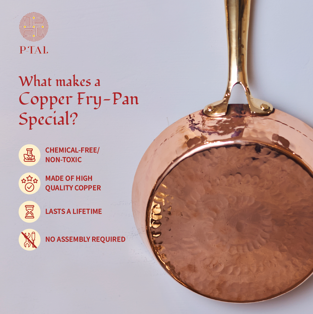 Copper Cookware Combo Set