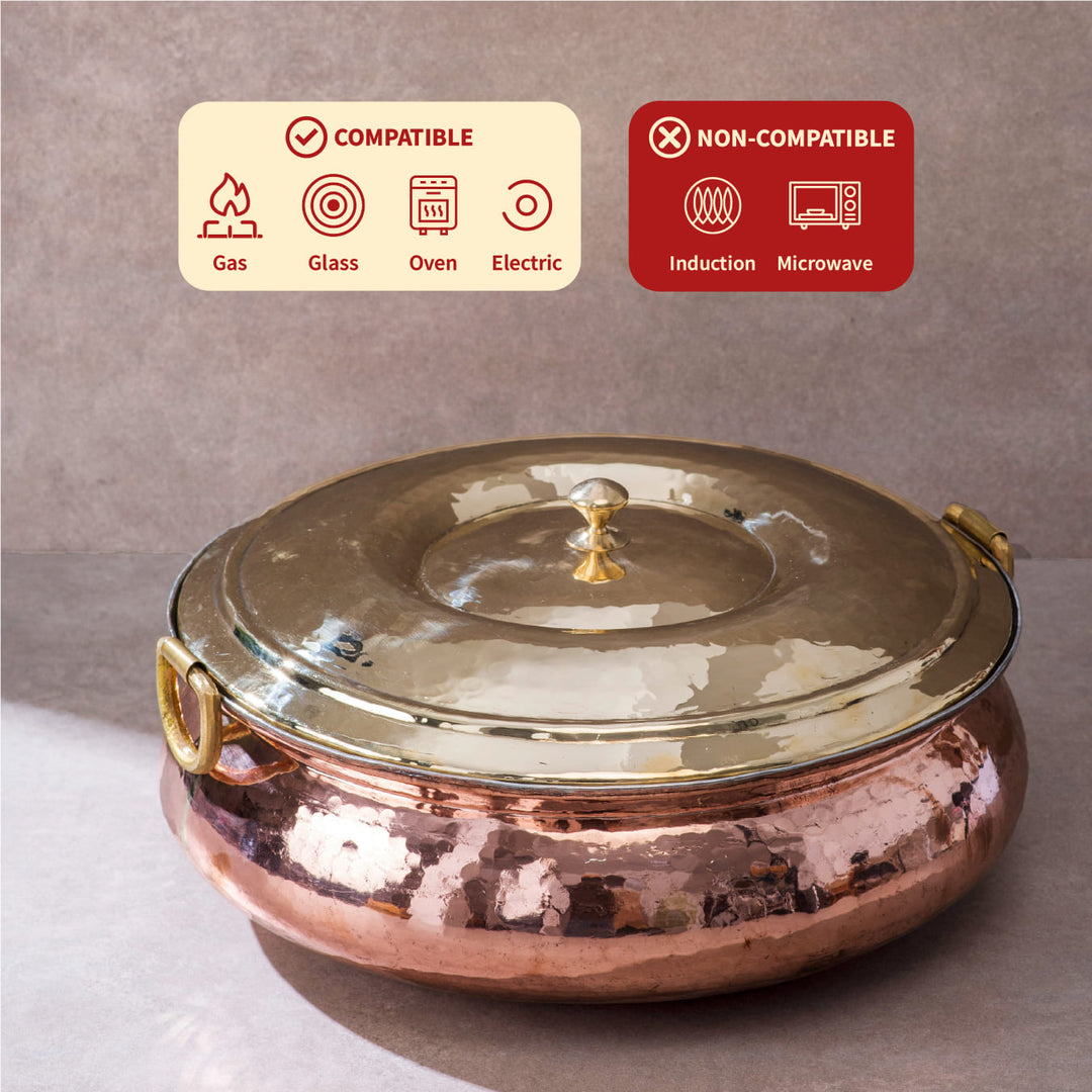 Copper Cookware Combo Set