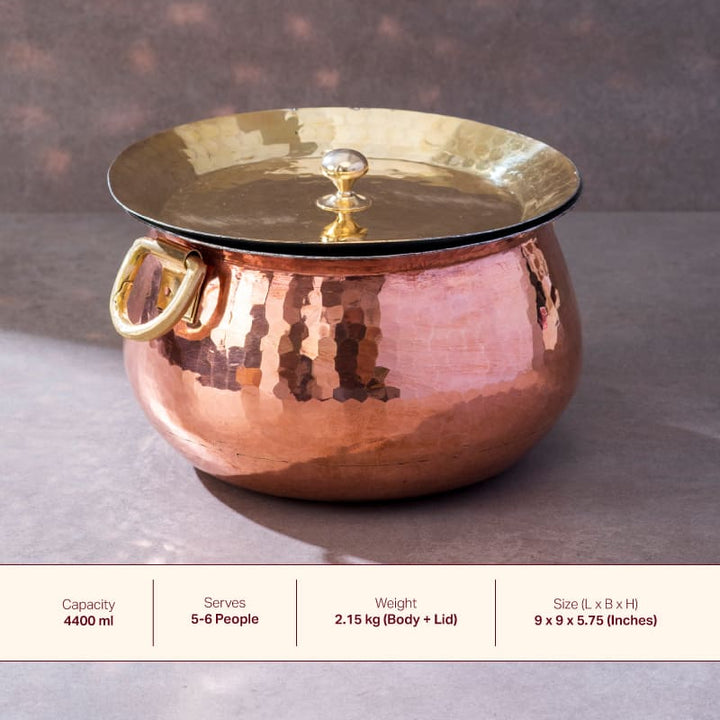 Copper Madurai Handi