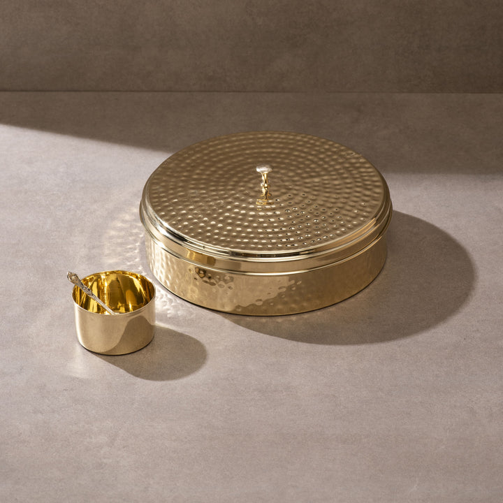 Brass Masala Daani / Spice Box