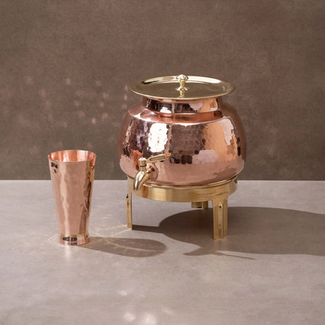 Copper Water Dispenser Set P-TAL