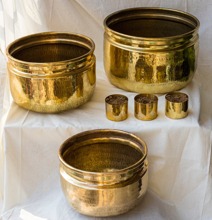 Brass Planters
