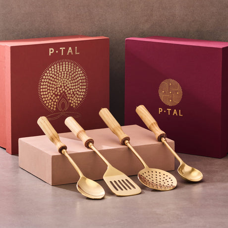 Set of Brass Ladles P-TAL