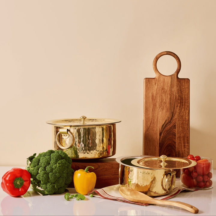 Brass Patila / Milk Topia- Naturally non stick , Non Toxic, Teflon Free