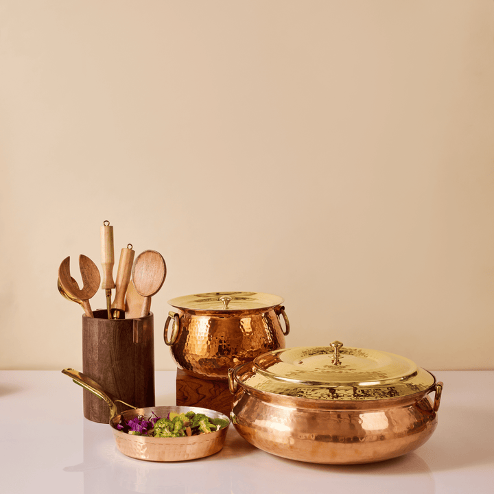 Copper Cookware Combo Set