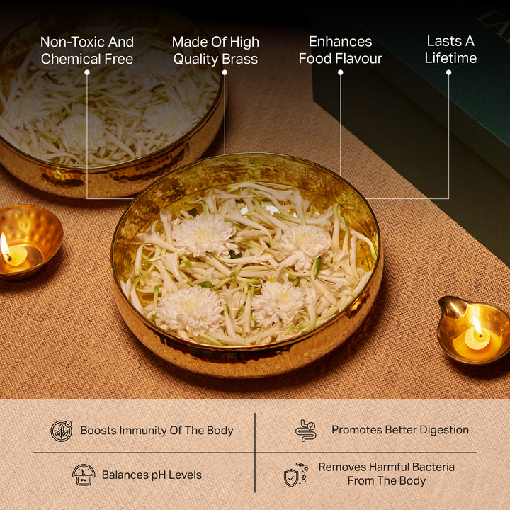 Brass Urli In A Gift Box