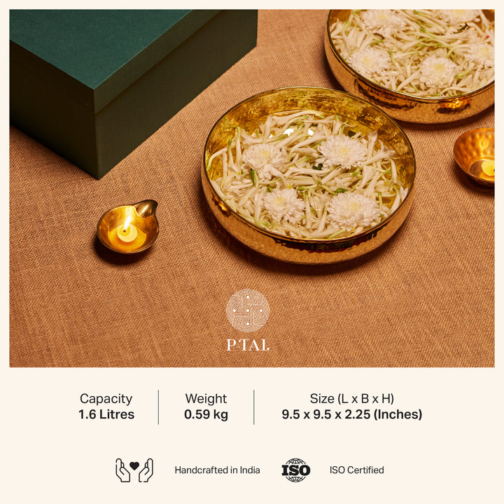 Brass Urli In A Gift Box