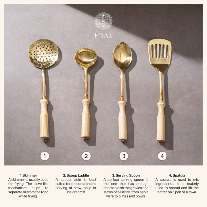 Set of Brass Ladles