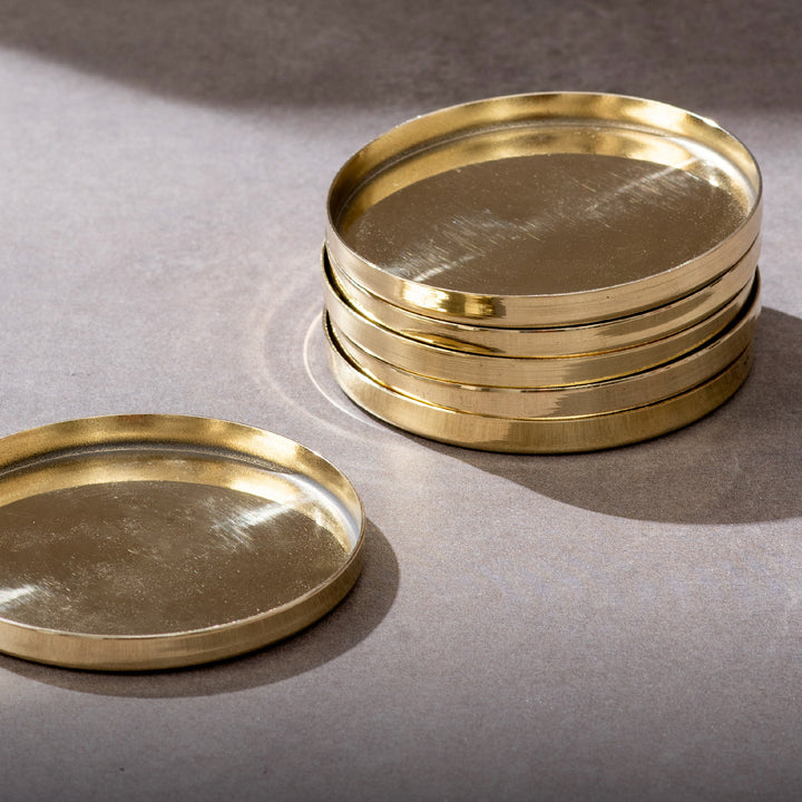 Brass Coasters (Set of 6)