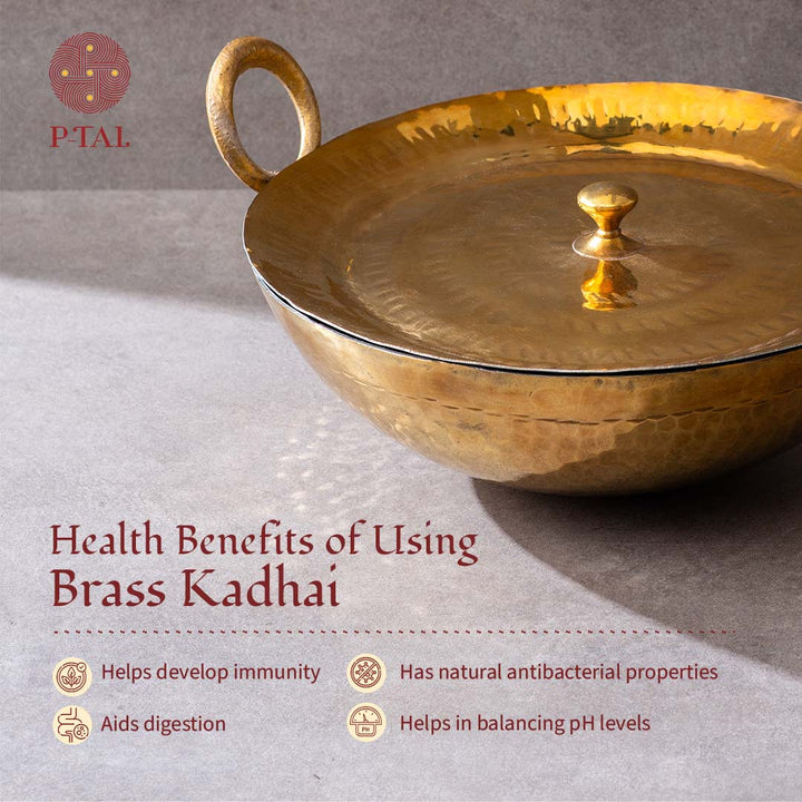 Brass Kadhai (Round Base)