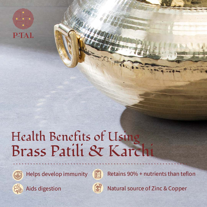Brass Patili / Degchi and Karchi (Ladle)