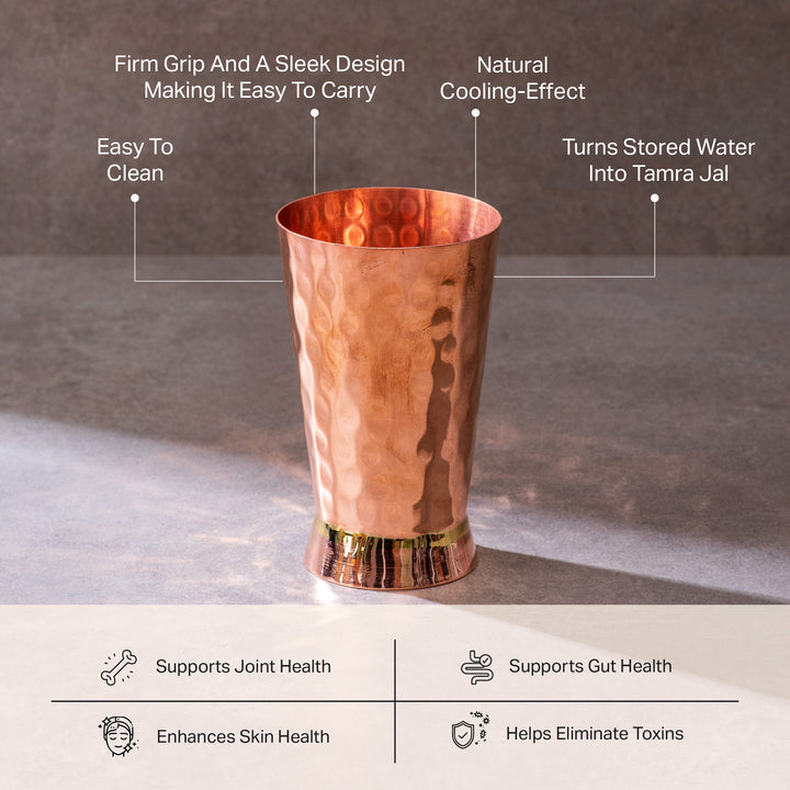 Copper Glass Set of 2 in a gift box