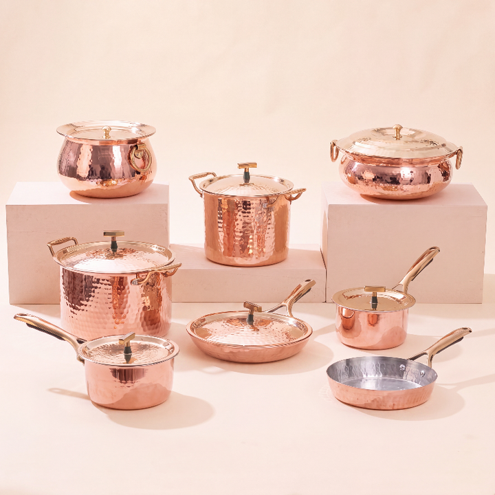 Complete Copper Kitchen Set