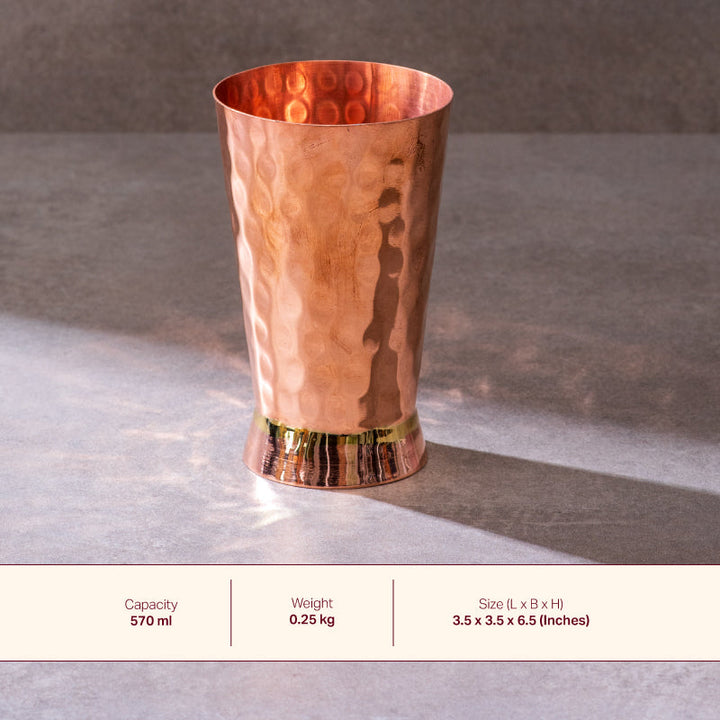 Copper Glass Set of 2 in a gift box