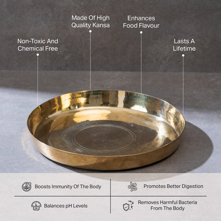 Kansa Dinner Thaali/Plate