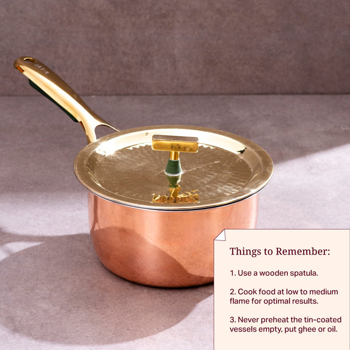 Copper Pots & Pans Set