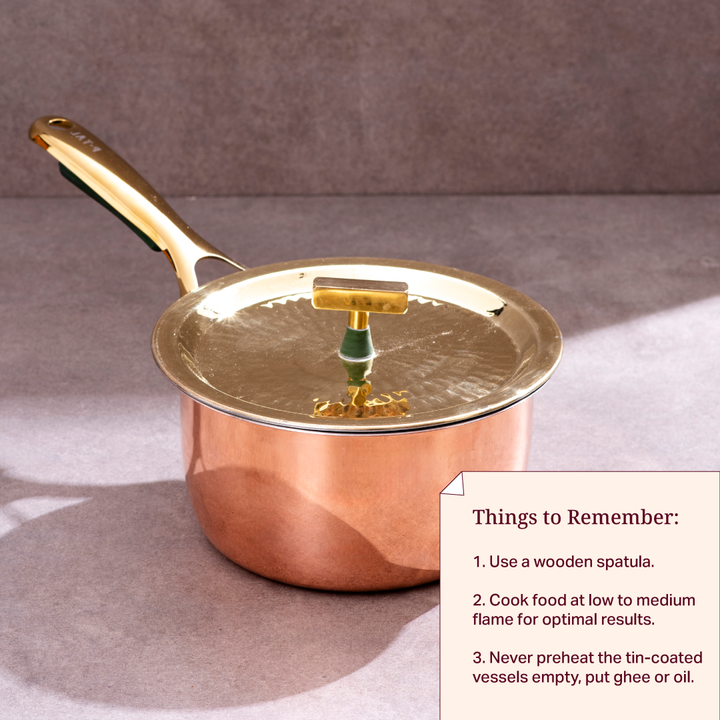 how to use Copper Saucepan
