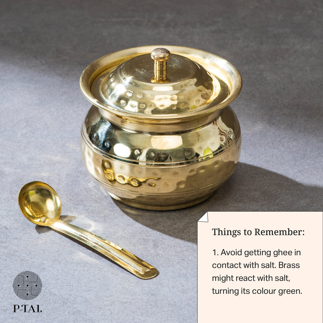 Brass Ghee Pot