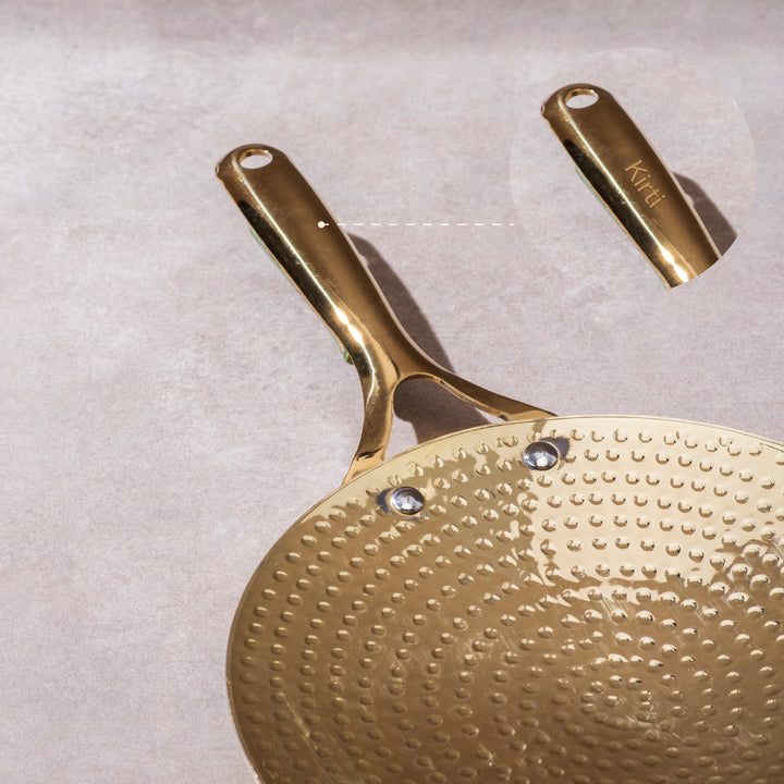 Brass Tawa with Insulated handle- Roti Tawa in Brass