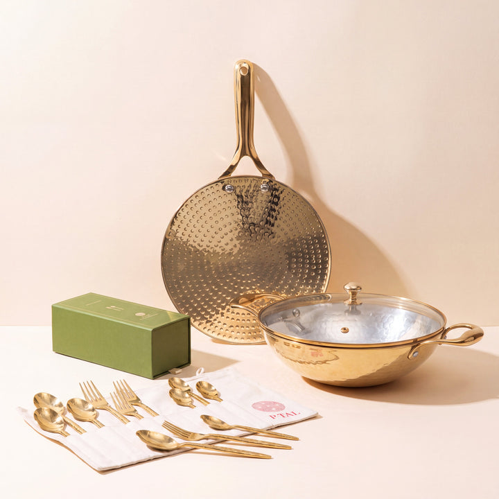Kadhai, Tawa & Ladles Set
