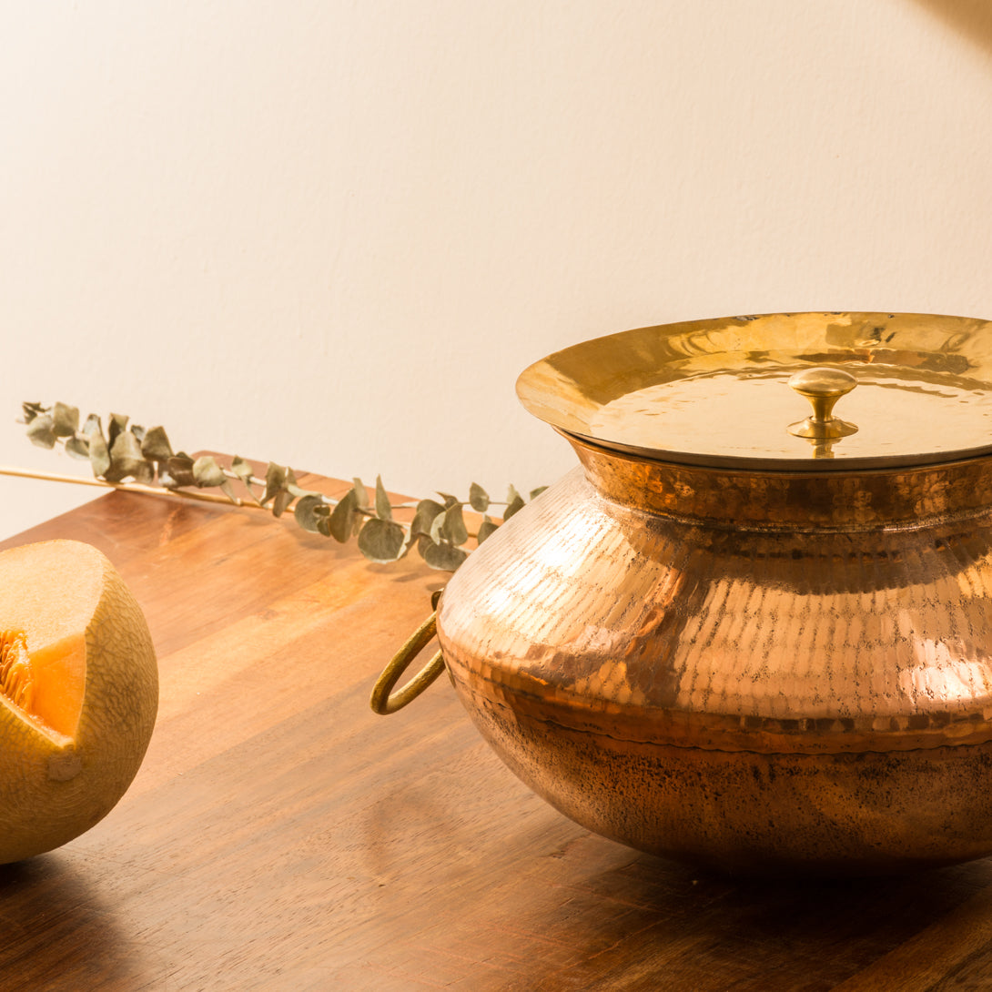 Brass Cookware | Patili with Ladle