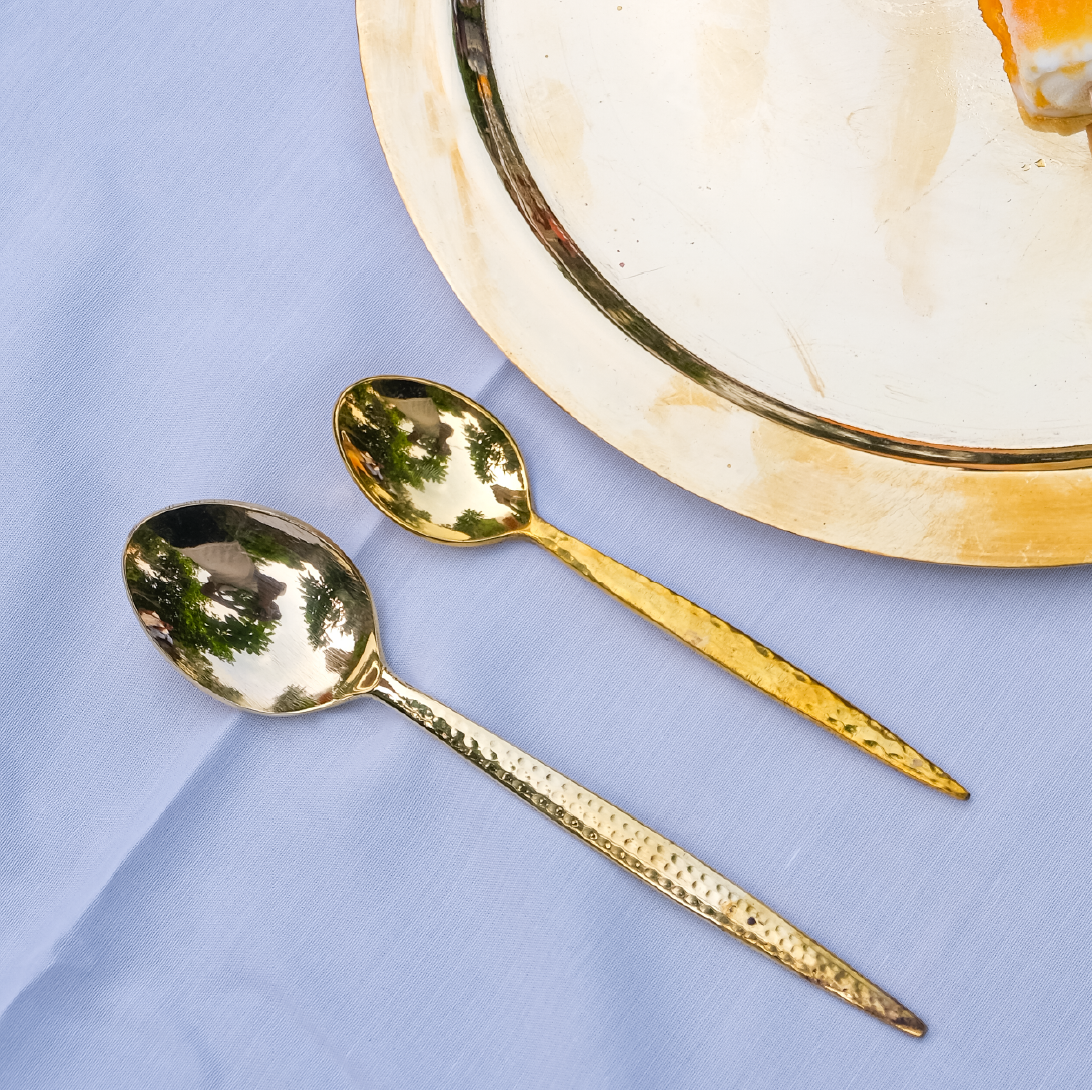 Pure Brass Cutlery Set