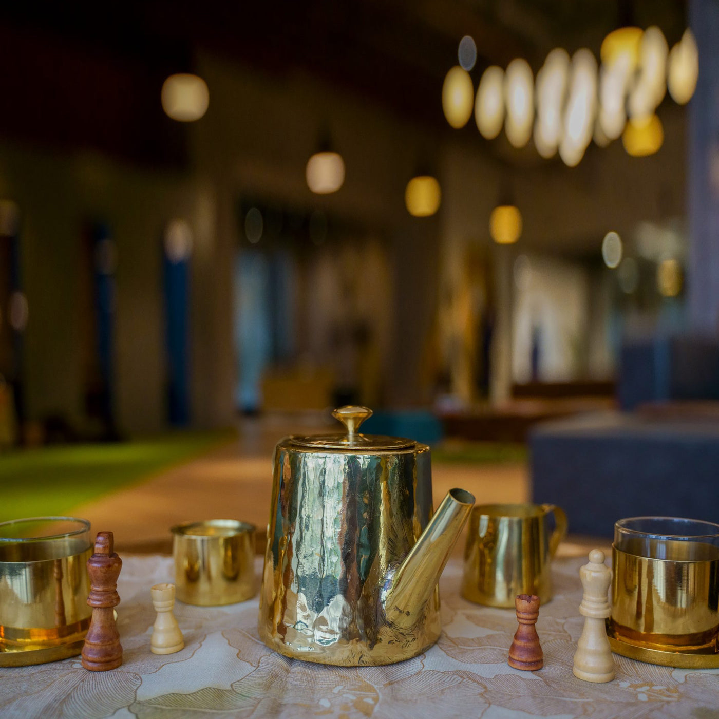 Frustum Brass Teapot