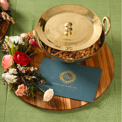 Brass Kadhai with sweets