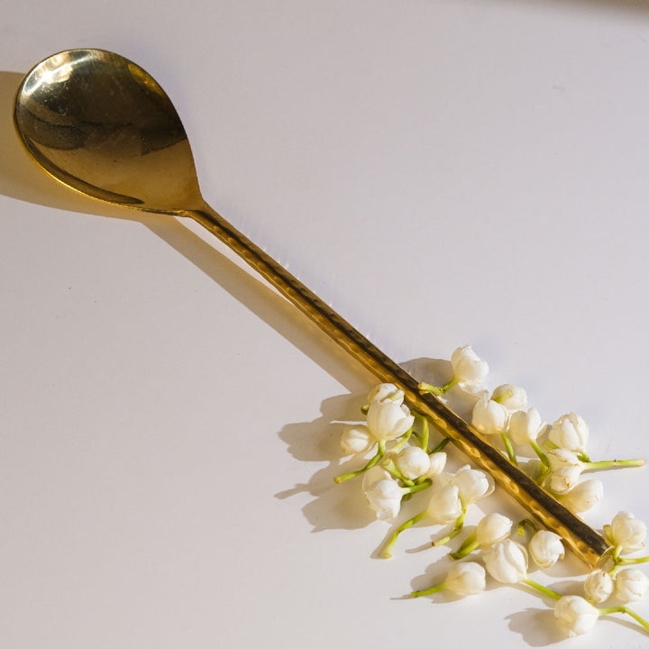 Brass Serving Spoons