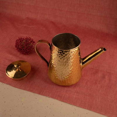 Frustum Brass Teapot